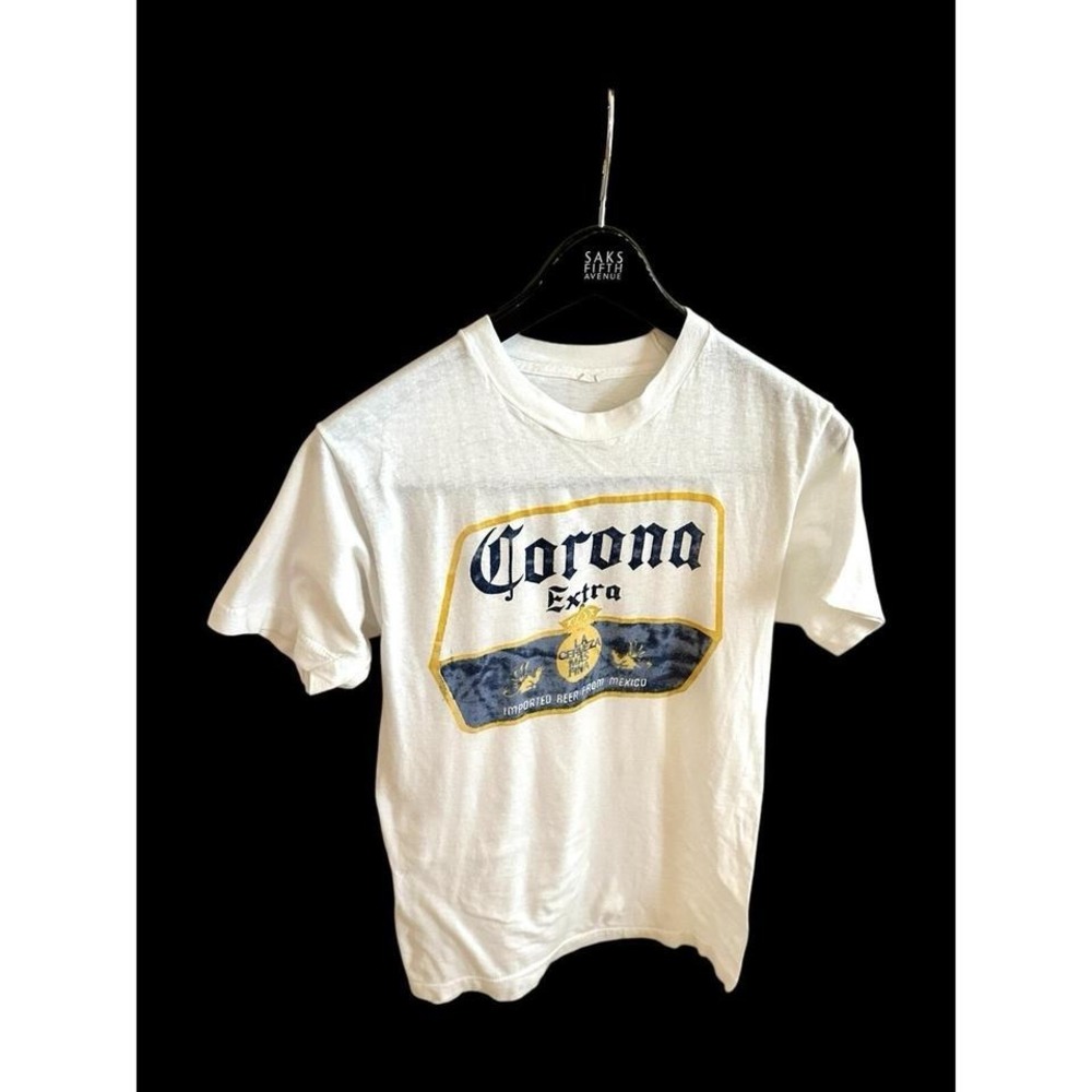 Vintage 80's‎ Corona Lime Time Graphic Tshirt Sz Small Beer Single Stitch Beach